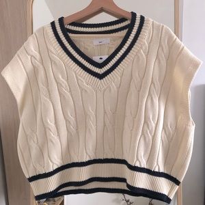 Oak + Fort Sweater Vest NWT